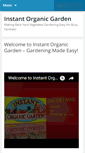 Mobile Screenshot of instantorganicgarden.com